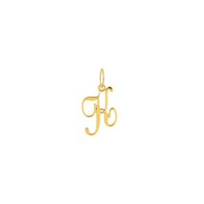 Anhänger 375/9 K Gelbgold Buchstabe K