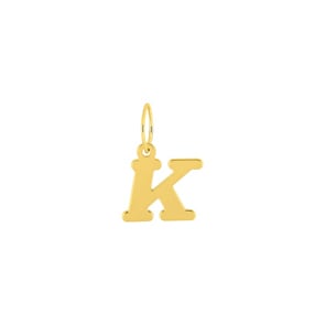 Anhänger 375/9 K Gelbgold Buchstabe K
