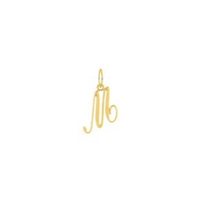 Anhänger 375/9 K Gelbgold Buchstabe M
