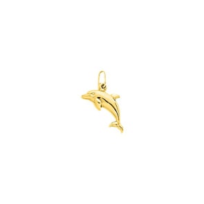 Pendentif or jaune 375/9 ct Dauphin
