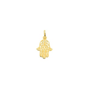Pendentif or jaune 375/9 ct Main de fatma