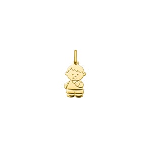 Pendentif or jaune 375/9 ct Petit garçon