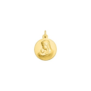 Anhänger 375/9 K Gelbgold Jungfrau Maria mit Kind