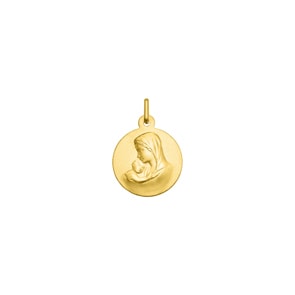 Anhänger 375/9 K Gelbgold Jungfrau Maria mit Kind