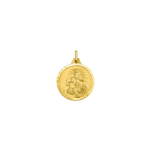 Anhänger 375/9 K Gelbgold Jungfrau Maria mit Kind