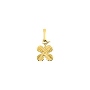 Pendentif or jaune 375/9 ct Trèfle