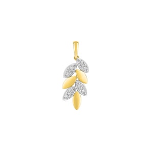 Anhänger 375/9 K Gelbgold mit Zirkonia