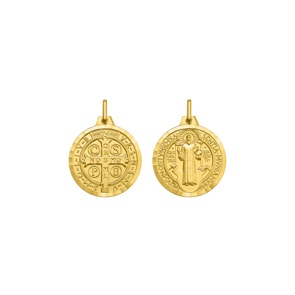 Anhänger 375/9 K Gelbgold St. Benedikt