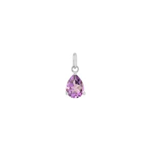 Anhänger 375/9 K Weissgold mit Amethyst Tropfen