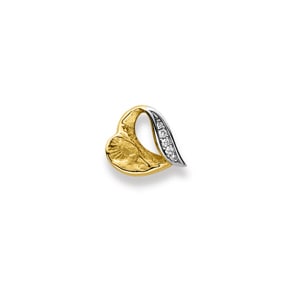 Anhänger 750/18 K Bicolor, Herz