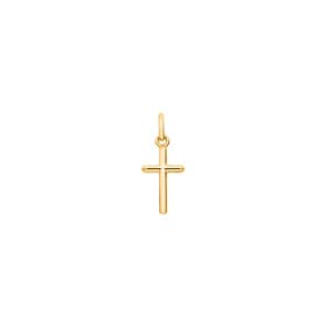 Pendentif or jaune 750/18 ct 10 x 16mm, Croix