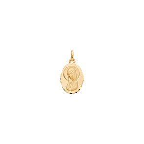 Pendentif or jaune 750/18 ct 12x16mm, Vierge