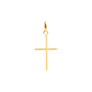 Pendant 750/18 K Yellow Gold 12x17mm, Cross