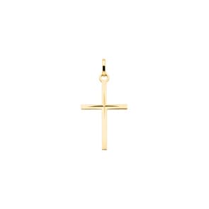 Anhänger 750/18 K Gelbgold 14 x 21mm, Kreuz