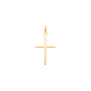 Pendentif or jaune 750/18 ct 14x21mm, Croix