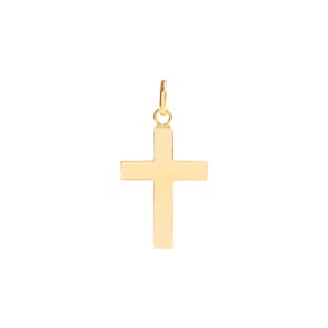 Pendant 750/18 K Yellow Gold 17x29mm, Cross