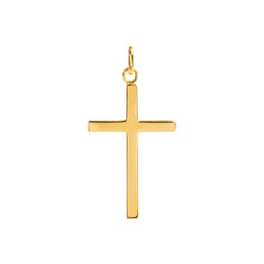 Anhänger 750/18 K Gelbgold 20x31mm, Kreuz