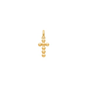 Pendentif or jaune 750/18 ct 8x14mm, Croix