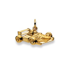 Pendentif or jaune 750/18 ct, Automobile