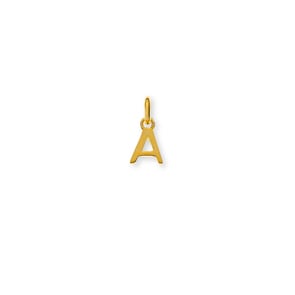 Anhänger 750/18 K Gelbgold, Buchstabe A