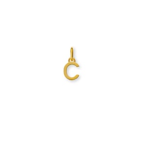 Anhänger 750/18 K Gelbgold, Buchstabe C