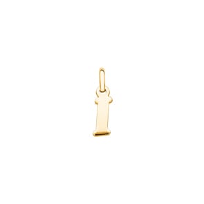 Anhänger 750/18 K Gelbgold, Buchstabe I