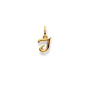 Anhänger 750/18 K Gelbgold, Buchstabe I