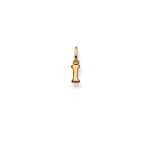 Anhänger 750/18 K Gelbgold, Buchstabe I