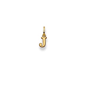 Anhänger 750/18 K Gelbgold, Buchstabe J