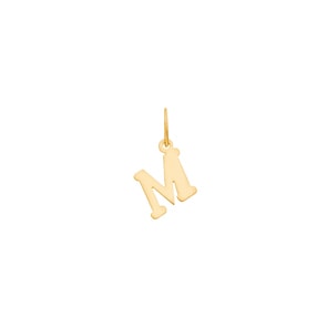 Anhänger 750/18 K Gelbgold, Buchstabe M