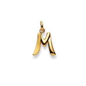 Anhänger 750/18 K Gelbgold, Buchstabe M