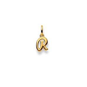 Anhänger 750/18 K Gelbgold, Buchstabe R