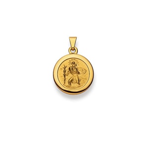 Anhänger 750/18 K Gelbgold, Christophorus