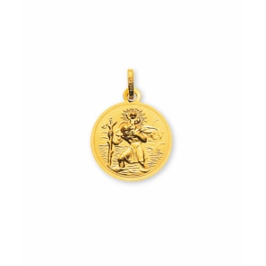 Anhänger 750/18 K Gelbgold, Christophorus