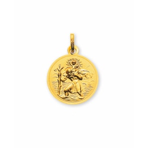 Anhänger 750/18 K Gelbgold, Christophorus