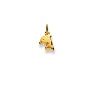 Pendentif or jaune 750/18 ct, Dauphin