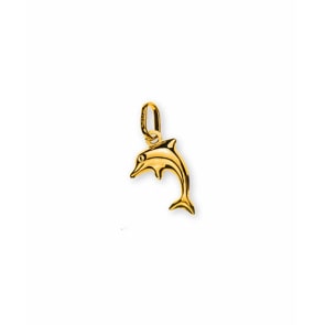 Anhänger 750/18 K Gelbgold, Delfin
