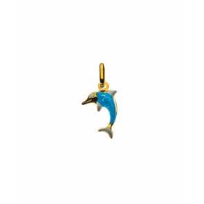 Anhänger 750/18 K Gelbgold, Delfin