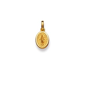 Pendentif or jaune 750/18 ct, La miraculeuse