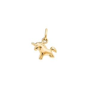 Anhänger 750/18 K Gelbgold, Einhorn