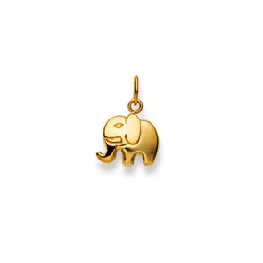 Anhänger 750/18 K Gelbgold, Elefant