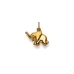 Anhänger 750/18 K Gelbgold, Elefant