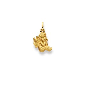 Anhänger 750/18 K Gelbgold, Engel