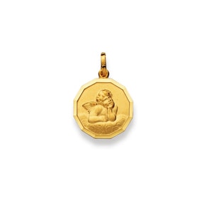 Anhänger 750/18 K Gelbgold, Engel