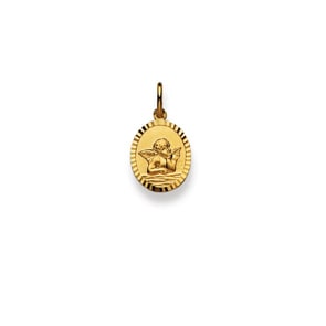 Anhänger 750/18 K Gelbgold, Engel