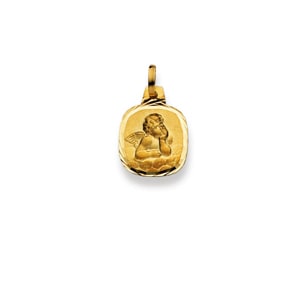 Anhänger 750/18 K Gelbgold, Engel