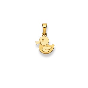 Anhänger 750/18 K Gelbgold, Ente