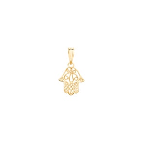 Anhänger 750/18 K Gelbgold, Fatimas Hand