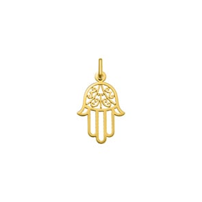 Anhänger 750/18 K Gelbgold Fatimas Hand