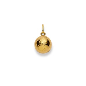 Anhänger 750/18 K Gelbgold, Fussball